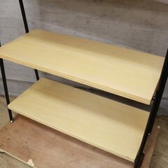 263)【美品】unico ROHR シェルフ 4段 アイアンシェルフ オープンラック W840 ウニコ