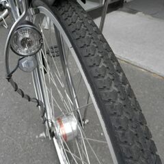 自転車 27インチ シルバー 6段変速 BOBBY TOWN 6段切替 SNC428369 シティサイクル ママチャリ 札幌 西野店