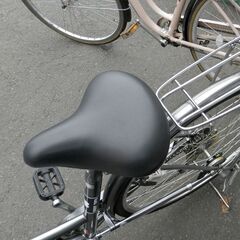 自転車 27インチ シルバー 6段変速 BOBBY TOWN 6段切替 SNC428369 シティサイクル ママチャリ 札幌 西野店