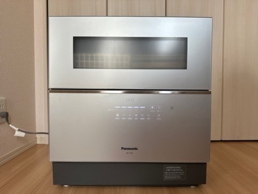 パナソニック 「ナノイー X」搭載の卓上型食器洗い乾燥機(シルバー) NP-TZ100-S