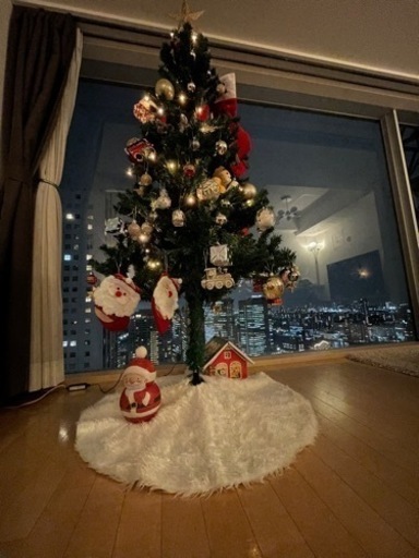 クリスマスツリー　電気、装飾フルセット。