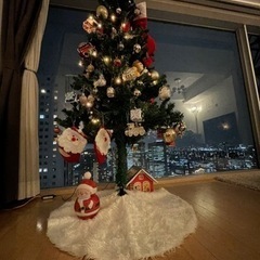 クリスマスツリー　電気、装飾フルセット。