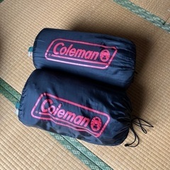 コールマン　Coleman  寝袋　夏用　2個セット