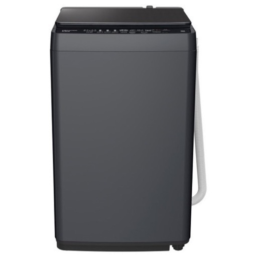 【和歌山市プレミアム商品券使用可能】【スタイリッシュなマットブラック！】新品　ハイセンス 5．5kg全自動洗濯機 マットブラック HWG55E2K　メーカー保証付き
