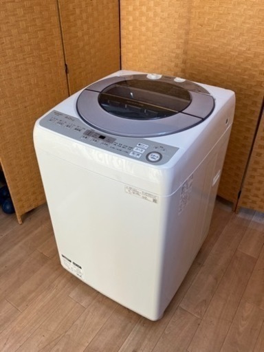 【引取】高機能 早い者勝ち! シャープ 洗濯機 ES-GV8D-S 2020年製 8キロ