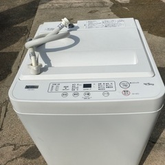 ヤマダ　洗濯機　YWM-T45H1　4.5k  2021年製●A...