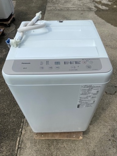 パナソニック　洗濯機　NA-F60B14　2021年製　6k●AA08W011