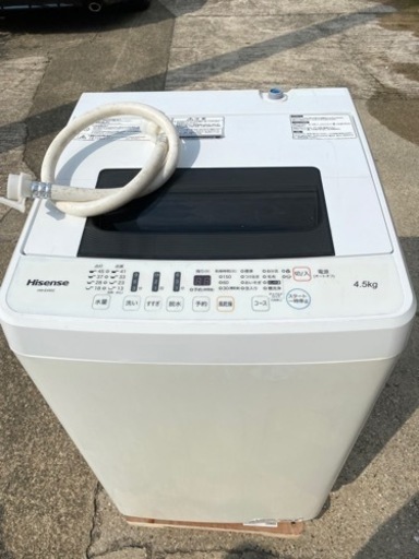 ハイセンス　洗濯機　HW-E4502 2018 年製　4.5k●AA08W014