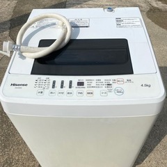 ハイセンス　洗濯機　HW-E4502 2018 年製　4.5k●...