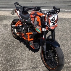 KTM200duke カスタムパーツ多数