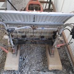 クボタの田植機一輪