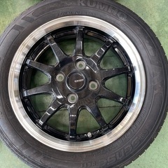☆軽自動車用 アルミホイールセット155/65R14 G Speed P04☆