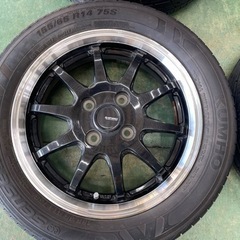 ☆軽自動車用 アルミホイールセット155/65R14 G Speed P04☆
