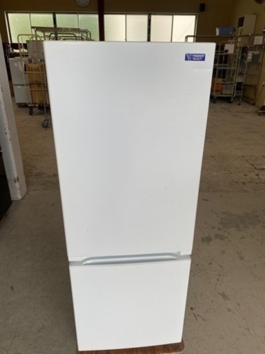 福岡市内配送無料　2019年　YAMADASELECT(ヤマダセレクト） YRZF15G1 2ドア冷蔵庫 (156L・右開き) ホワイト