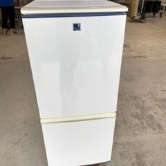 福岡市内配送無料　シャープ SHARP ２ドア冷凍冷蔵庫 SJ-14E2-KB