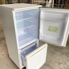 福岡市内配送無料　シャープ SHARP ２ドア冷凍冷蔵庫 SJ-14E2-KB
