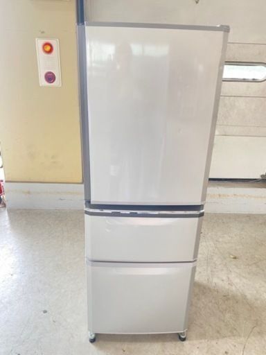 福岡市内配送無料　三菱　MITSUBISHI　冷蔵庫 MR-C34EW-AS　335L