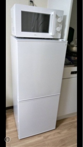 全日本送料無料 ニトリ　2023年5月購入　冷蔵庫と電子レンジ 冷蔵庫