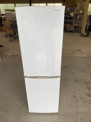 配送無料可能　2020年アイリスオーヤマ 冷蔵庫 162L 冷凍室62L スリム 幅47.4cm ホワイトレーベル IRSE-H16A-W