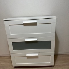 【明日まで】IKEA 3段収納チェスト 