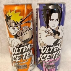未開封日本非売品 NARUTO ナルト 缶ジュース2本 うずまき...