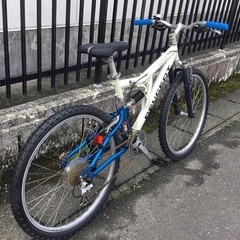 ＜希少＞PEUGEOT/プジョー  EXOCET・7005 アルミ・マウンテンバイク・フルサス・変速3×8・新品交換部品多数で超お得品♪