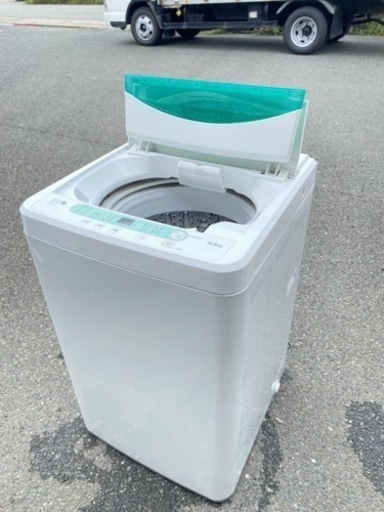 配送無料可能　ヤマダ電機オリジナル　全自動電気洗濯機　、(4.5kg) HerbRelax YWM-T45A1(W)