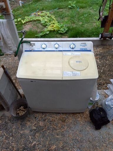 大型12キロ2層式洗濯機の中古品