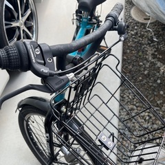 子供自転車　22  お話し中