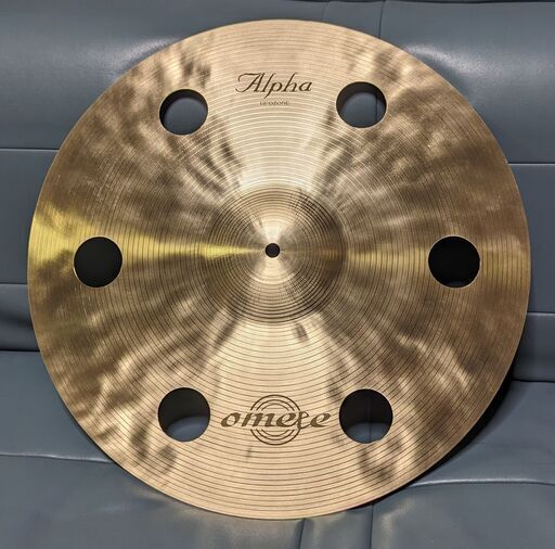 【独占販売品】omete cymbals Alpha 6-Hole Crash 18インチ