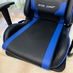 (配送可)GTRACING ゲーミングチェア ゲーミング座椅子 ジーティーレーシング 回転椅子 リクライニング 程度良好 
