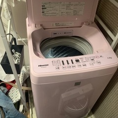 洗濯機　ハイセンス　5.5キロ