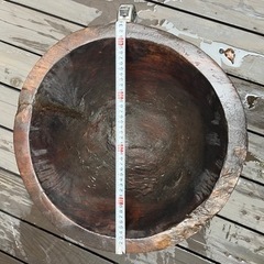 一本木くり抜き鉢