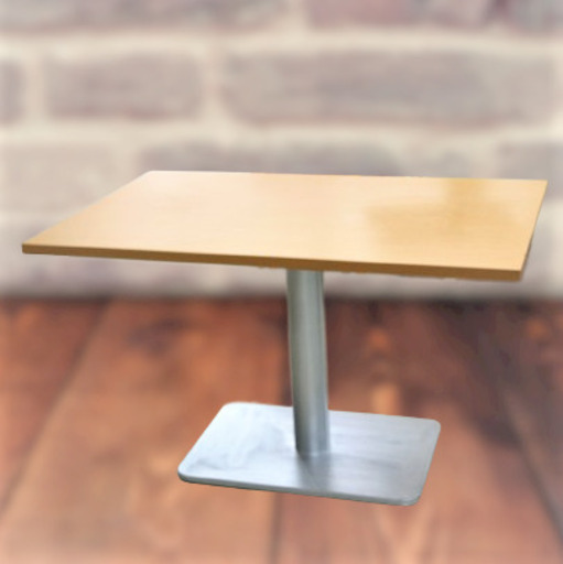 長方形一本脚テーブル　リユース品