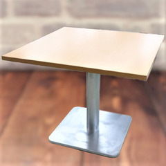 正方形一本脚テーブル　リユース品