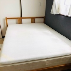 ダブルベッド（IKEA イケア）幅140cm×タテ200cm