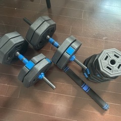 ダンベル2kg〜20kg (片方20kg 両方40kg)バーベル...