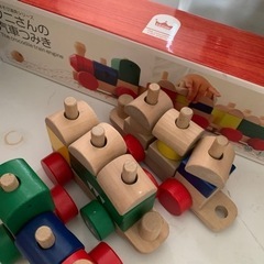 木の汽車のおもちゃ　エドインター
