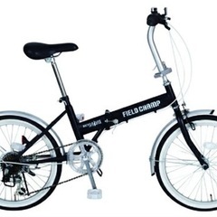 (値下げしました、新品未使用)ミムゴ 折畳自転車　6段変速  黒...
