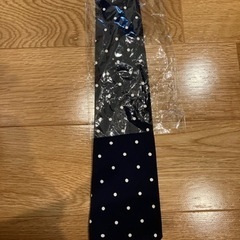 cravat ネクタイ　濃紺　水玉