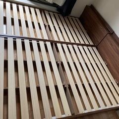 シングルベッド　セミダブルベッド　ベッドフレーム　すのこ付