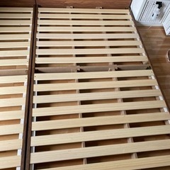 シングルベッド　セミダブルベッド　ベッドフレーム　すのこ付