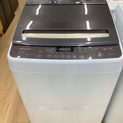 Hisenseの全自動洗濯機のご紹介です