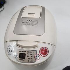 【ネット決済・配送可】炊飯器　SHARP(KS-FA10)2010年製