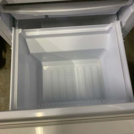SHARP ノンフロン冷凍冷蔵庫 SJ-D14D-W 137L 2018年製