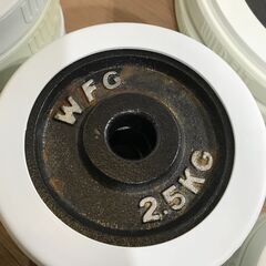 中古 ベンチプレスセット GronG グロング WFG ラバー付きプレート ダンベル シャフト フラット インクライン バーベル 博多区 金の隈