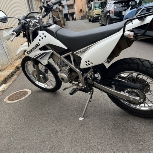 カワサキ KLX125 オフロード グリップヒーター 自賠責R8年9月迄 カワサキ KLX125 オフロード グリップヒーター 自賠責R8年9月迄 雪道を走る