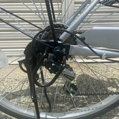 新品★未使用　ママチャリ　オートライト　 26インチ　シマノ製6段変速　シルバー②