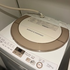 SHARP 洗濯機 7.0kg ES-GE7A
