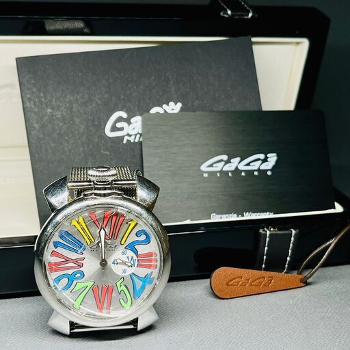 【ジャンク品】GAGA MILANO ガガミラノ 5080MANUALE マヌアーレ 46 腕時計